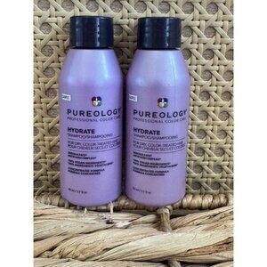 Pureology Hydrate Shampoo Set For Dry Color-Treated Hair 1.7 Oz Travel Size 50ML